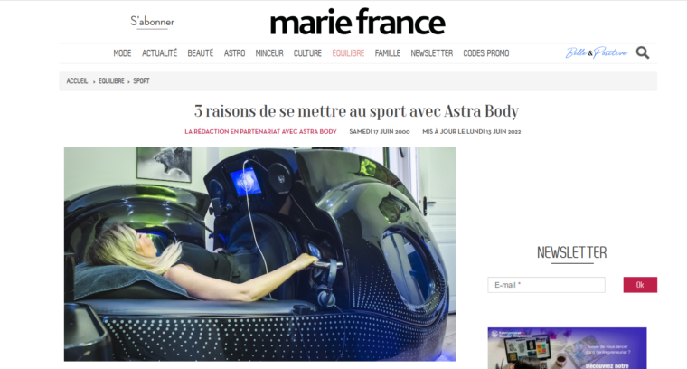 3 raisons de se mettre au sport avec Astra Body