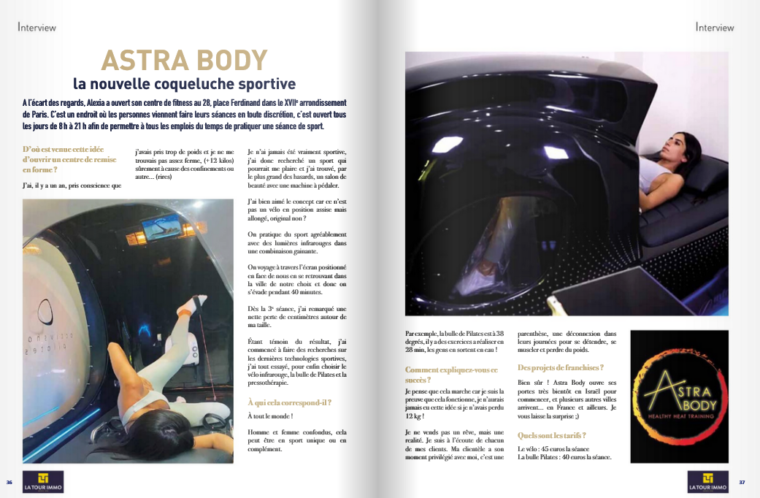 Astra Body, la nouvelle coqueluche sportive